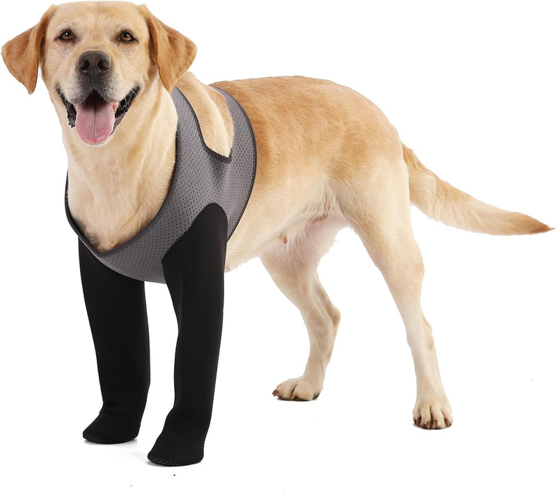 Dog Socks to Prevent Licking Paws ，Breathable Leg Sleeve to Stop Licking and Biting,Firm and Secure Protect Wounds Dog R