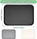 Greatbond 100% Waterproof Silicone Pet Feeding Mat,Warped Resistant Raised Edge BPA-Free Dog Cat Food Mats, Non-Slip Pet Placemat with High Lip to Prevent Spills, Dishwasher Safe, 21.5"x14" Black