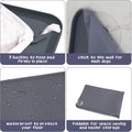 YECERCAN Pee Pad Holder for Dogs, 25.5” x 35” Silicone Dog Puppy Pad Holder, Non-Slip Rubber Mat with Raised Edges to Reduce Mess, Versatile Pee Pad Tray for Male & Female Dog Indoor Potty Training