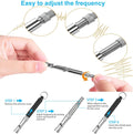 Dog Whistle,Adjustable Frequency Silent Dog Training Whistle to Stop Barking