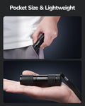 morpilot Mini UV Blacklight Flashlight, 395nm 9 LED Pet Urine Detector