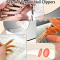6-Piece Bearded Dragon Tank Cleaning Set, Reptile Enclosure Cleaning Tool Set with Bearded Dragon Nail Clippers&Cleaning