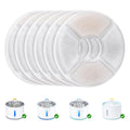 Wonder Creature Cat Water Fountain Filter Replacement, 6/8/12/16/8+4 Pack, Round Carbon Filters for 81oz/2.4L Stainless Steel Top Automatic Pet Fountain (6 Pack)