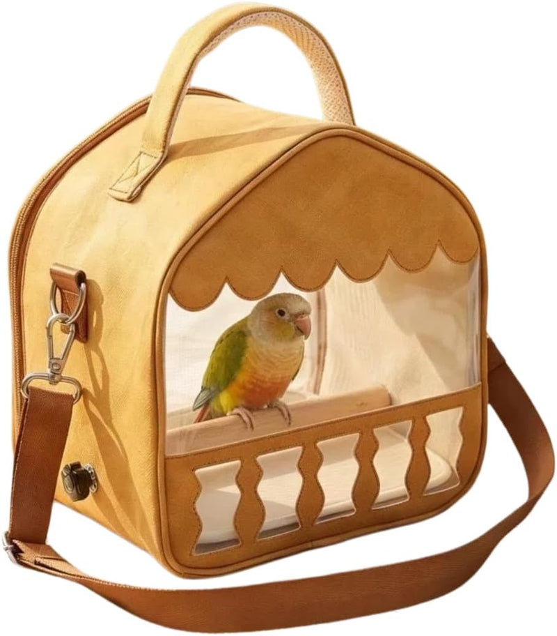 Portable Travel Backpack for Small Birds,for Budgies &Sun Conures Lovebird
