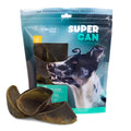 SUPER CAN BULLYSTICKS Cow Hooves for Dogs (6 Pack) Odor Free No Rawhide Beef Stick Chews for Puppies, Adult and Senior.