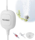 FEDOUR Mini Whisper Aquarium Air Pump, Nano Ultra Quiet Fish Tank Aerator, Fish Tank Bubbler Pump for Up to 10Gallon Bet