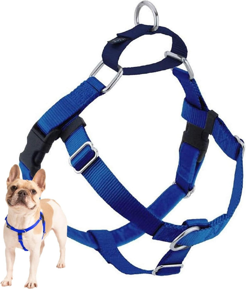 2 Hounds Design Freedom No Pull Dog Harness, Adjustable Harness, Easy Walking & Comfortable Control, Fits Small, Medium & Large Dogs, Solid Colors, Made in USA, 1