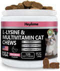 Lysine Supplement for Cats, Cat Treats for Sneezing and Runny Nose, Cold, Cat Immune Support, Eye Function, and Respirat
