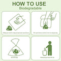 RMancipate Green Dog Poo Bags Lavender scent - 270 Large Biodegradable Poop Bags, Extra Thicken Strong Corn Starch Blended Compostable Leak Proof Poop Waste Bag for Dogs