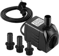 SongLong 400GPH Submersible Water Pump 6.5ft High Lift for Fountains