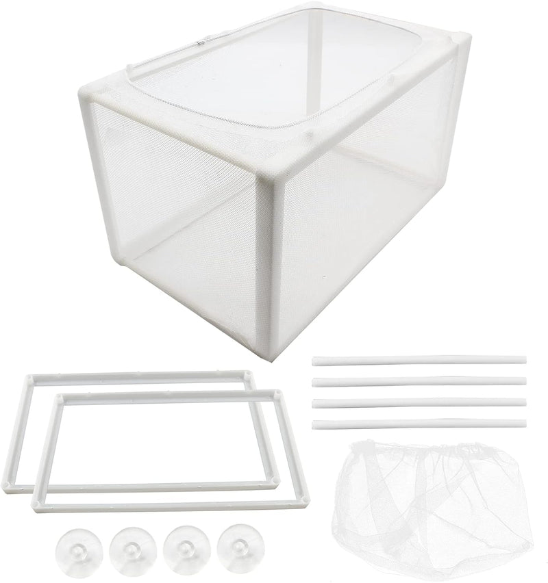 Nylon Mesh Box Square Fish Breeder Box, 10.23