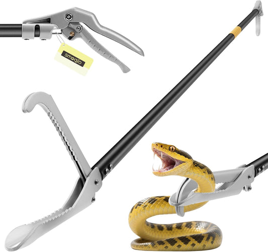 59 inch Snake Grabber, All-Aluminum Alloy Reptile Catcher Grabber