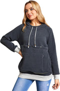 LINYUCHEN Cat Dog Carrier Hoodies – Puppy Kitten Carrying Sweatshirt Large Pet Pocket Pullover Top – Unisex Kangaroo Hoo