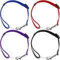 YuCool Dog Seat Belt,4 Piece Set Dog Car Adjustable Seatbelts for Vehicle Nylon Pet Safety Heavy Duty & Elastic Car Harness for Dogs