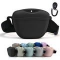 AUDWUD Magnetic Silicone Dog Treat Pouch with Adjustable Waist Belt Dog Training Bag for Small Medium Large Dogs Hands Free, Easy to Clean And Dishwasher Safe