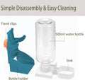 chuyouan No Mess Bird Feeder Water Dispenser Set, Automatic Parrot Feeder for Cage Transparent Acrylic Food Container Drinker Cage Accessories Parakeet Cockatiel Lovebird Finch