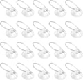 FEBSNOW Aquarium Suction Cups with Ties, Fish Tank Plant Holders