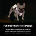 Huntboo Escape Proof Dog Harness, Dachshund Harness, Reflective Dog Harness with Handle, Durable,Adjustable Vest for Sma