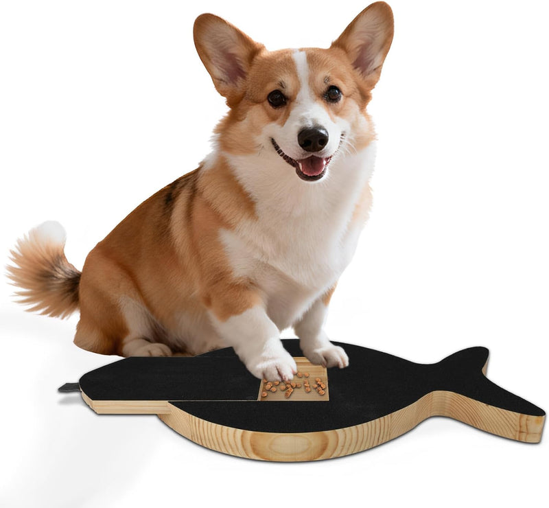 Vivifying Dog Nail Scratch Board with Treat Drawer for Front Paw Nails