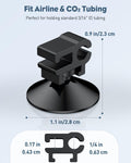 Pawfly 30 Pack Aquarium Suction Cups, Fish Tank Suction Cup Clips for Standard 3/16" ID Airline Tubing, Wire & Power Cor