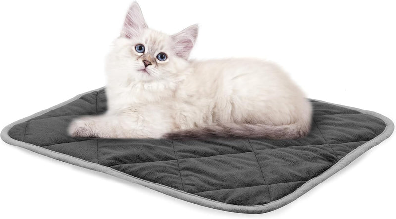 NWK Self Warming Thermal Pet Mat for Dogs and Cats (Black, Small)