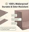Dog Litter Box with High Walls,Pee Pad Holder Tray for Dog Potty