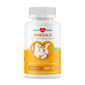 Omega 3 Fish Oil for Dogs - 120 Chewable Tablets - with Omega 3, 6, and 9, Vitamin E for Dog Shedding, Itchy, Dry Skin, Joint & Heart Support (Chewable Tablets)