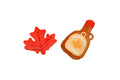 Pearhead Fall Maple Leaf Cat Toy Set – 2-Pack Crinkle and Catnip Teaser Toys for Thanksgiving, Autumn Interactive Play, Kitten Chase Exercise Gift