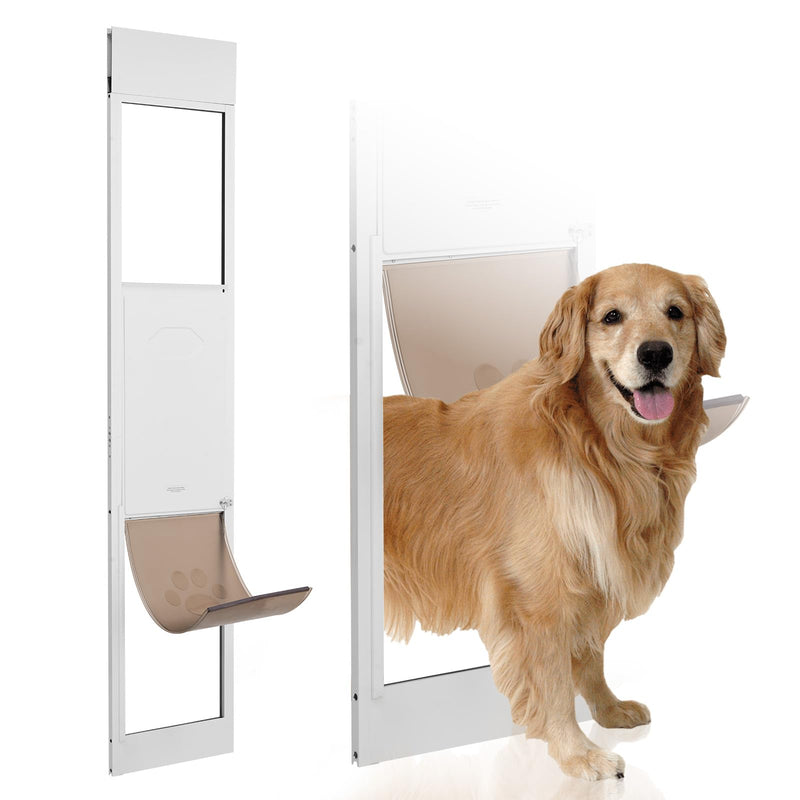 VEVOR Dog Door for Sliding Glass Door, 75 7/8