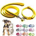 Orange Cat Collar and Leash Set, Reflective Puppy Collar and Leash Adjustable Quick Release Dog Collars for Small Dogs with Bell for Tiny Little XXS XS Extra Small Breed Pets Kittens Girls Boys