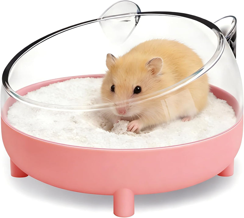 Hamster Bathtub,Hamster Sand Bath,Hamsters Bathroom,Sand Bath Container,Toilet for Dwarf Hamsters,Gerbils,Mice and Small