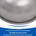 Automatic Livestock Waterer, 304 Stainless Steel with Float Valve, Animal Watering Bowl for Dogs, Horses, Goats, Cattle,