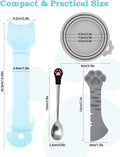 6Pcs Cat Food Can Covers Set, Cat Food Spoon & Can Opener, Cat Accessories