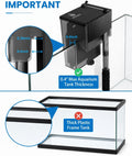 Small Fish Tank Filter Slim Aquarium Filter