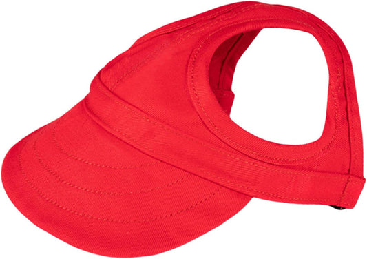 Dog Baseball Cap,1PC Pet Summer Beach Peaked Cap Dog Hat with Ear Holes, Adjustable Cat Visor Sunbonnet Hat for Small Me