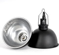 2 Pack Reptile Light Fixture, 8.5in Deep Dome Reptile Lamp Fixture, Optical Reflection Cover, Separate Switch & Hook, Te