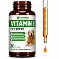 Vitamin E for Dogs - Vitamin E Oil for Dogs - Helps to Support Joint Health, Mobility, Skin & Coat Health, & Much More - Dog Joint Support - Dog Skin & Coat Supplement - 1 fl oz - Bacon Flavor