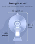 Pawfly 6 Pcs Aquarium Suction Cups with Clips, Aquarium Suction Cup Clips, Clear Plastic Fish Feeding Tool, Plant Leaf S