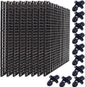 Hoypeyfiy 8 Pieces Fish Tank Divider with Sucker Clips 30x30cm/11.8x11.8“ Aquarium Filter Bottom Divider Partition Separ