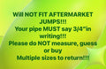 3/4" Jump Cups-Dog Agility Equipment-Set of Ten fits Factory Labeled 3/4" PVC Pipe. See Description Prior to Ordering