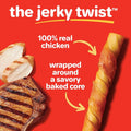 Hartz Oinkies Porkalicious Smoked Pig Skin Jerky Twists Dog Treats, 32pk