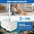 200L/H Submersible Water Pump Ultra Silent USB Small Fountain Pump with 2 Nozzles for Aquarium Fish Tank Fountain Hydrop