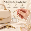 Cat Fur Memorial Keychain Keepsake Capsule Hair Storage Pendant for Pet Remembrance Fillable