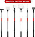 6 in 1 Aquarium Cleaning Tool Algae Scraper for Fish Tank Cleaning