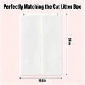 Cat Litter Box Liners for PetSnowy SNOW+ Cat Litter Box, 60 PCS Self-Sealing Waste Drawer Bags for Automatic cat Litter Box (60 Pcs)