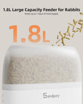 Sandpoy Hanging Automatic Rabbit Feeder with 1080P Camera for Cages