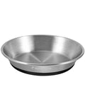 Stainless Steel Cat Bowl 1PC, Non-Slip cat Food Dishes, Metal Pet Food and Water Bowls, Whisker Friendly with Wide and Shallow Design, 6.3'' Wide, 0.7mm Thick Steel, Ideal Pet Dish (1 PC-6.3in)