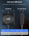 Pawfly Nano Silent Aquarium Air Pump, Mini Bubbler with Accessories, 1.3 W Portable Oxygen Aerator for 1-15 Gallon Fish 