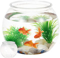 Clear Plastic Fish Bowl Round Aquarium 8.6 Inch Wide