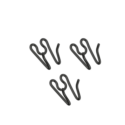 Herm. Sprenger Additional Prong Links for Ultra-Plus Micro Prong Dog Training Collar, Anti Pull Training Pinch Collar, Stainless Steel Black - Set of 3 (1.5 mm)